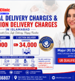 Normal Delivery Charges in Islamabad and C-Section Delivery Charges in Islamabad at Hina’s Clinic